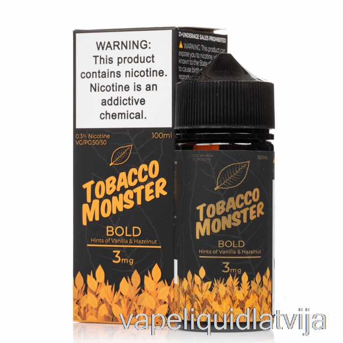 Treknrakstā - Tabakas Briesmonis - 100ml 0mg Vape šķidrums